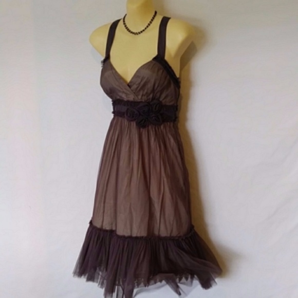 ANTHROPOLOGIE Dresses & Skirts - ANTHROPOLOGIE LAVENDER TULLE DRESS NWOT 4